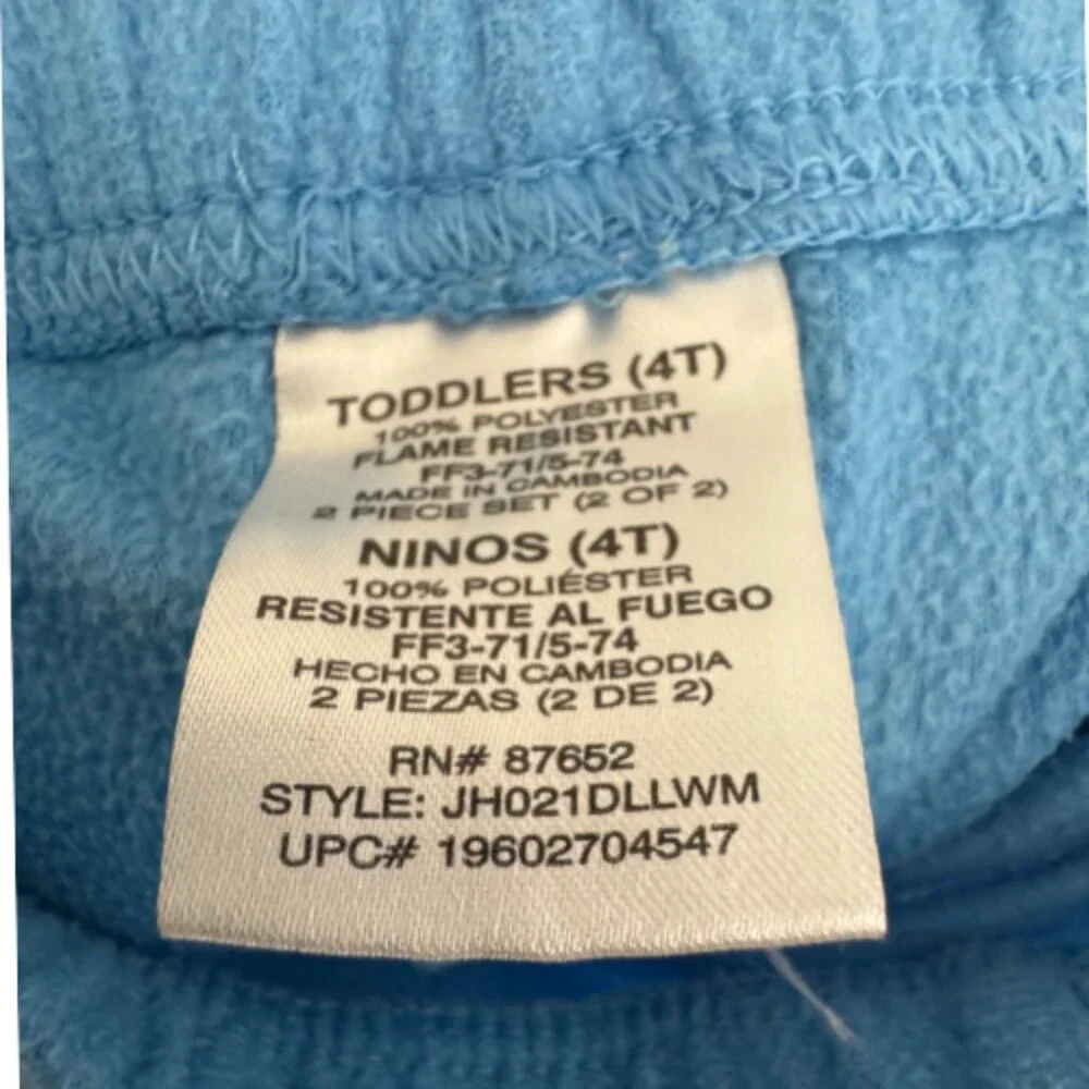 Girl's Set of 2 Pajamas Size 4